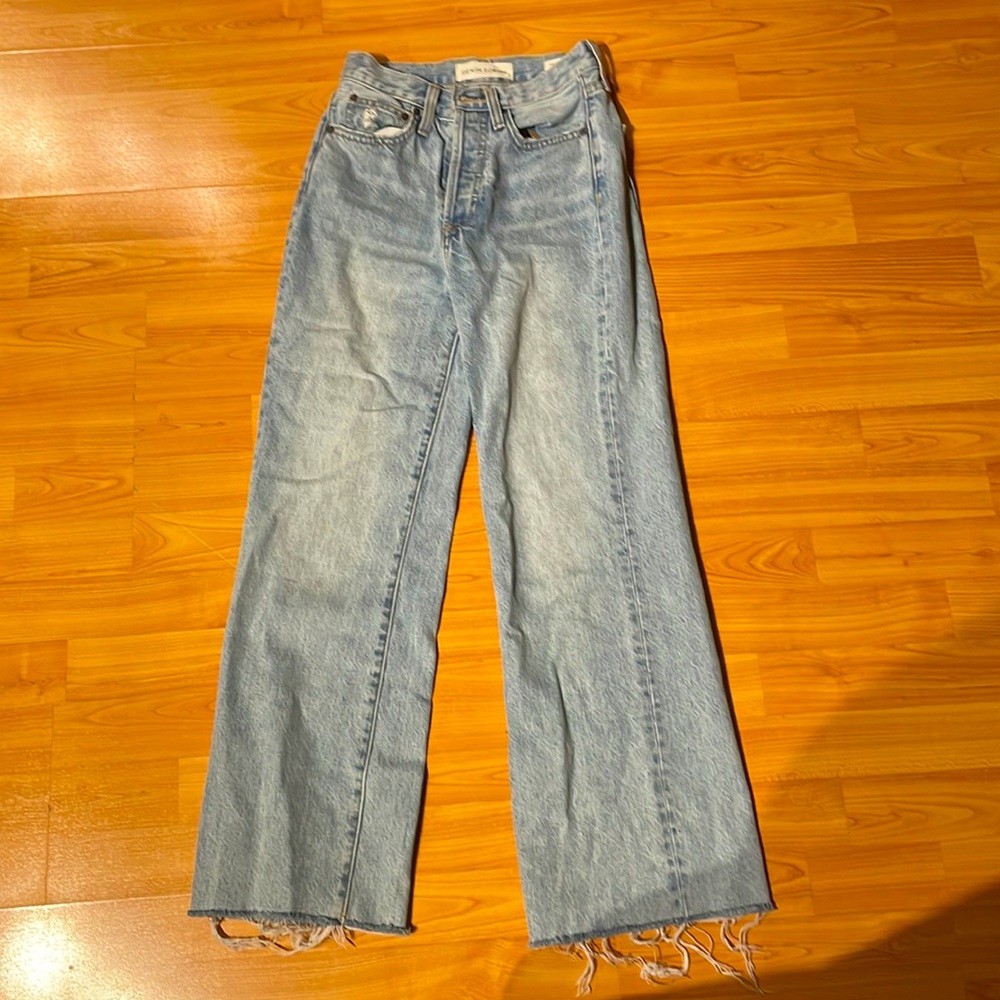Denim Forum The Farrah Wide Leg Jeans
